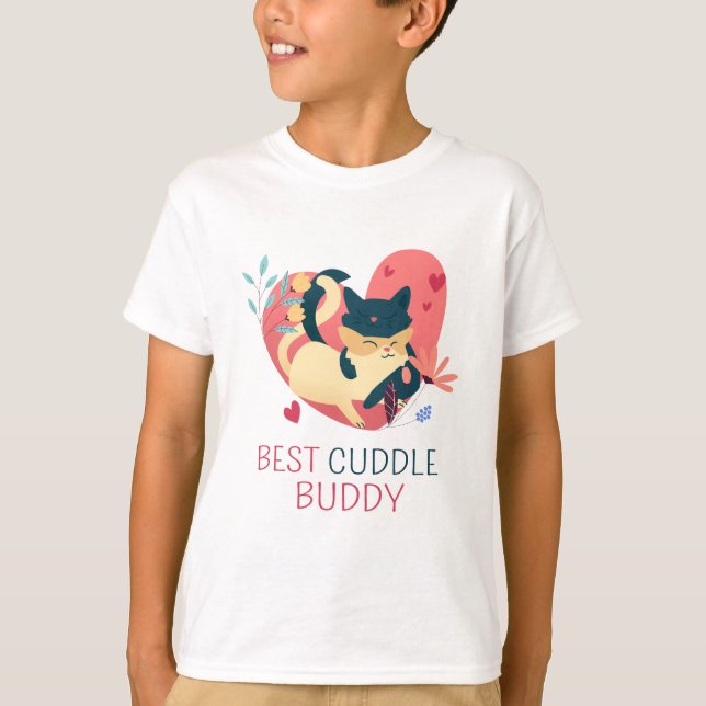 Best Cuddle Buddy T-Shirt (Vorderseite)