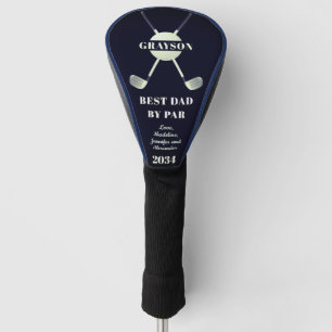 „Best Dad By Par“-Design – glattes, einzigartiges Golf Headcover
