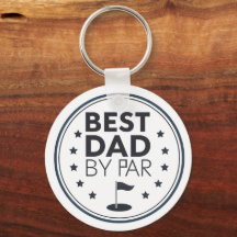 Best Dad By Par Golf Badge Design