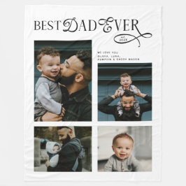  Best Dad Ever 4 Photos Modern Fathers Day Gifts Fleecedecke