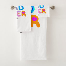 Best Dad Ever Bathroom Towel Set