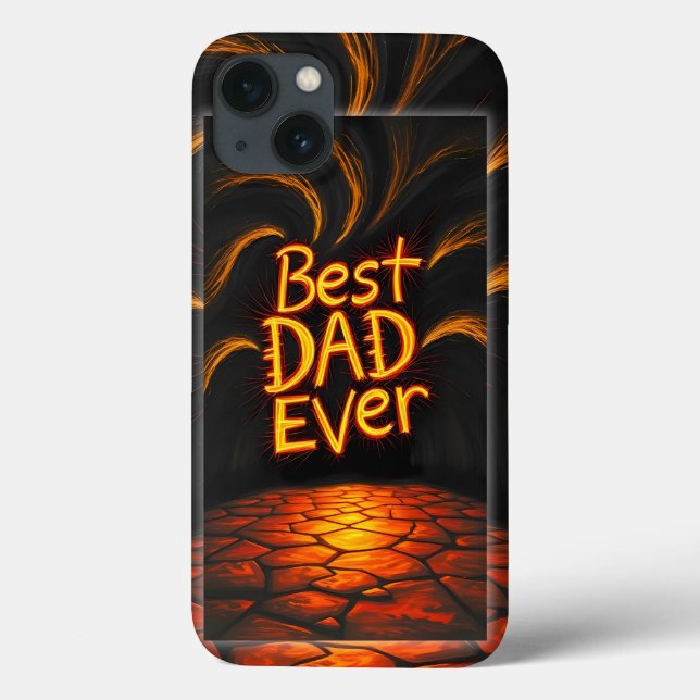 Best Dad Ever Celebration iPhone Case (Rückseite)