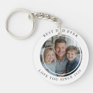 Best dad Ever Custom Foto Schlüsselanhänger