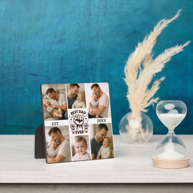 Best Dad Ever Custom Photo | Personalized Father’s Fotoplatte (InSitu)