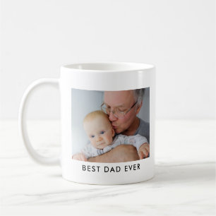 Best Dad Ever Full Foto Personalized Coffee Mug Kaffeetasse