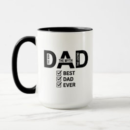 Best Dad Ever Funny Fathers Day Coffee Mug Tasse