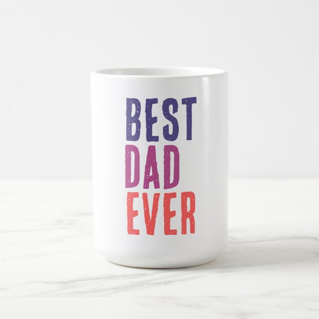 Best Dad Ever Minimalist Cool Professional Kaffeetasse (Mittel)