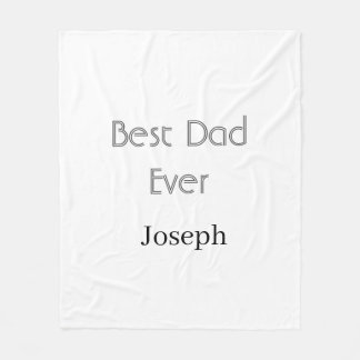 Best dad ever name simple minimal father's dayname fleecedecke