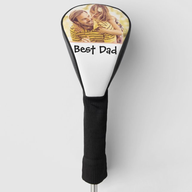 Best Dad Ever Personalized Father's Day Golf  Headcover (Vorderseite)