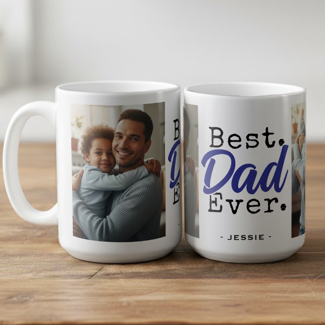 Best Dad Ever Photo Father's Day Kaffeetasse (Best Dad Ever Photo Father's Day Coffee Mug
)