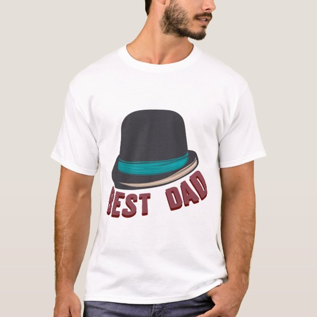 BEST DAD HUT MELON FAMILIE PAPA HUMMER 9 T-Shirt (Vorderseite)