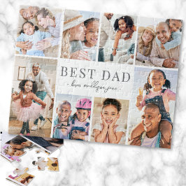 Best Dad Photo Collage Puzzle