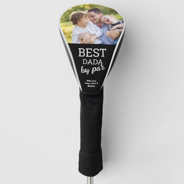 Best DADA by Par Custom Foto Moderne Vaterzeit Golf Headcover (Vorderseite)