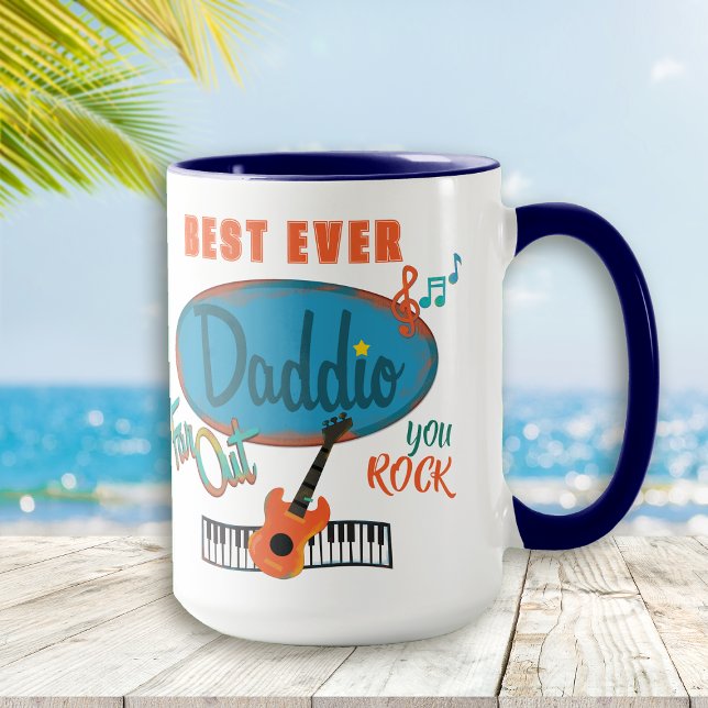 Best Daddio Far Out Retro Tasse (Von Creator hochgeladen)
