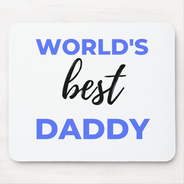 Best Daddy bl Mousepad (Vorne)