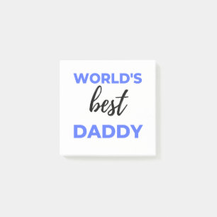 Best Daddy bl Post-it Klebezettel
