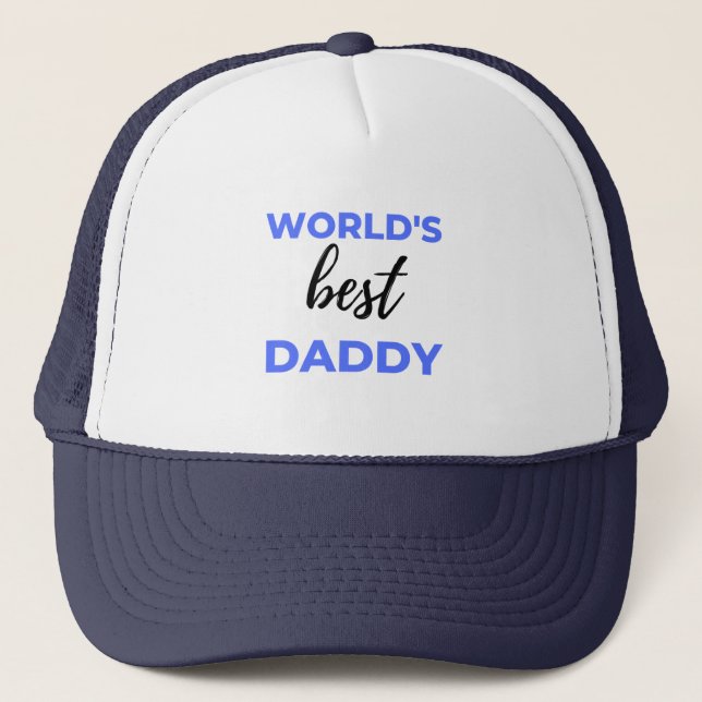 Best Daddy bl Truckerkappe (Vorderseite)