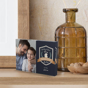 Best Daddy by Par   Golf Vater Fotoblock