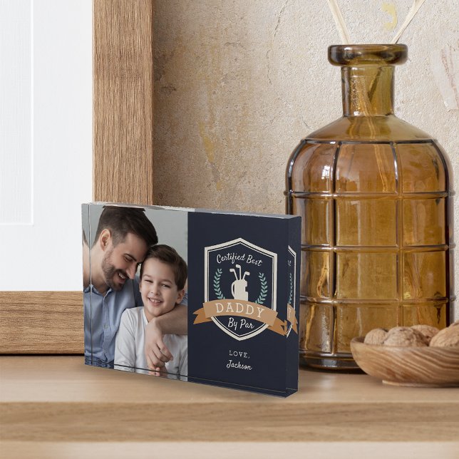 Best Daddy by Par | Golf Vater Fotoblock (Von Creator hochgeladen)