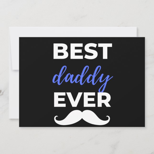 Best Daddy Ever Feiertagskarte (Vorderseite)