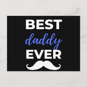 Best Daddy Ever Feiertagspostkarte