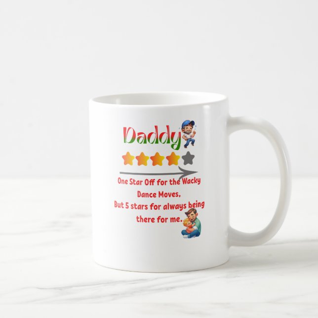 Best Daddy Ever - Funny Vatertag Geschenk Kaffeetasse (Rechts)
