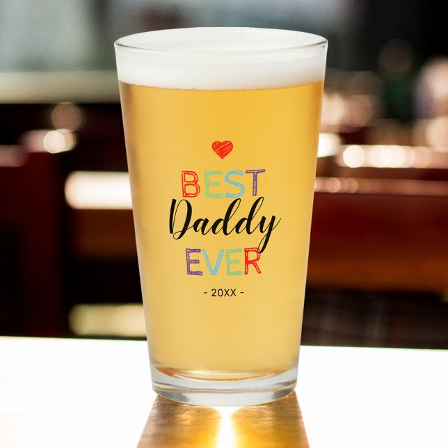 Best Daddy Ever Glas (Von Creator hochgeladen)