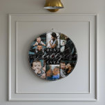 Best Daddy Ever | Vatertag 6 FotoCollage Dartscheibe<br><div class="desc">Feiern Sie Ihren Vater mit unserem Best Daddy Ever Foto Collage Dartboard. Dieses personalisierte Dartboard eignet sich perfekt für den Vatertag oder jeden besondere Anlass und bietet eine 6-Foto-Collage, um Ihre Lieblings-Erinnerungen zu präsentieren. Die Phrase "Best Daddy Ever" ist in elegantem, schwarzem Drehbuch mit klassischen Serif-Akzenten für einen modernen, herzlichen...</div>