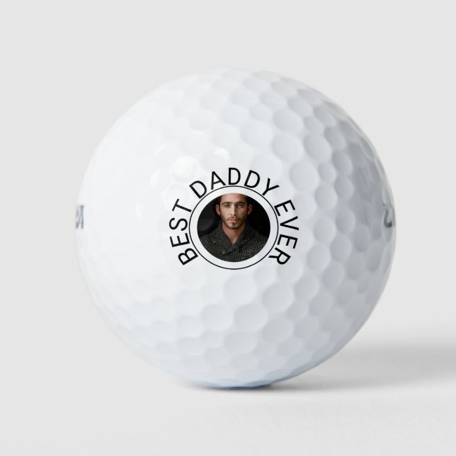 Best Daddy Ever Vathers Day Golfball (Vorderseite)