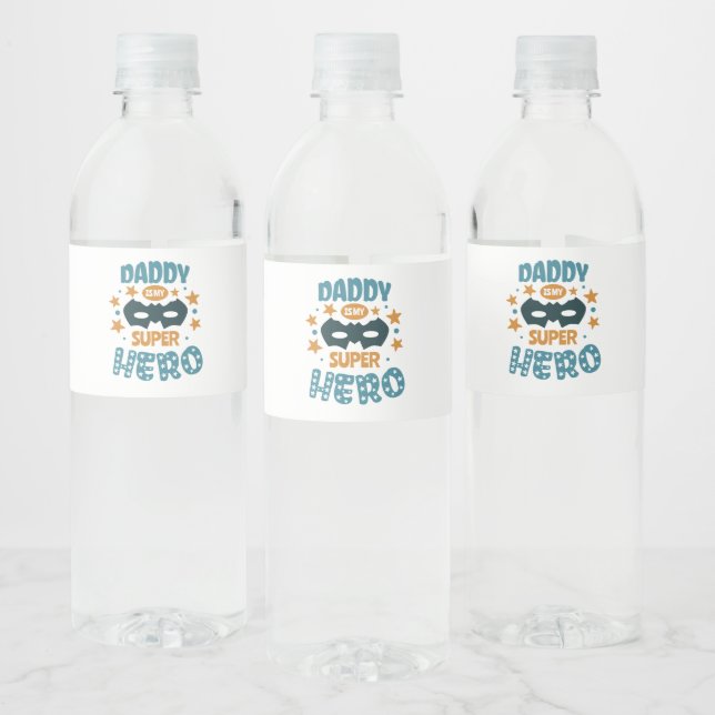 Best Daddy Ever Wasserflaschenetikett (Flaschen)