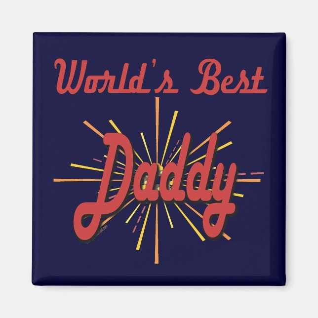 Best Daddy Gifts Magnet (Vorne)