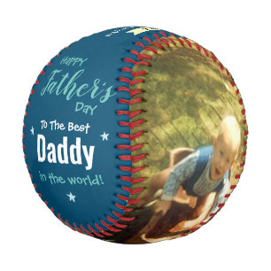 Best Daddy in World Two Foto Baseball