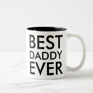 Best Daddy jemals   Zwei-Tonen-Valentinstag-Gesche Zweifarbige Tasse