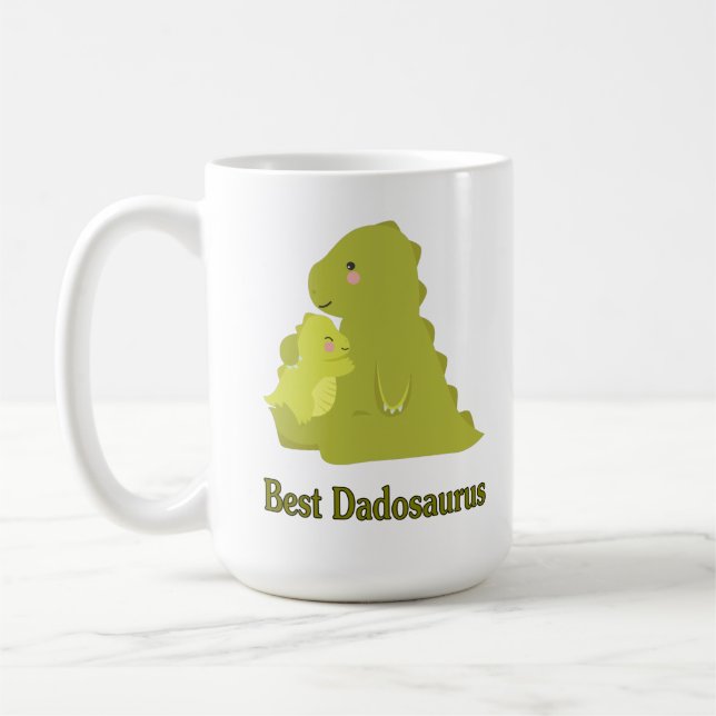 Best Dadosaurus Fathers Vater Tasse (Links)