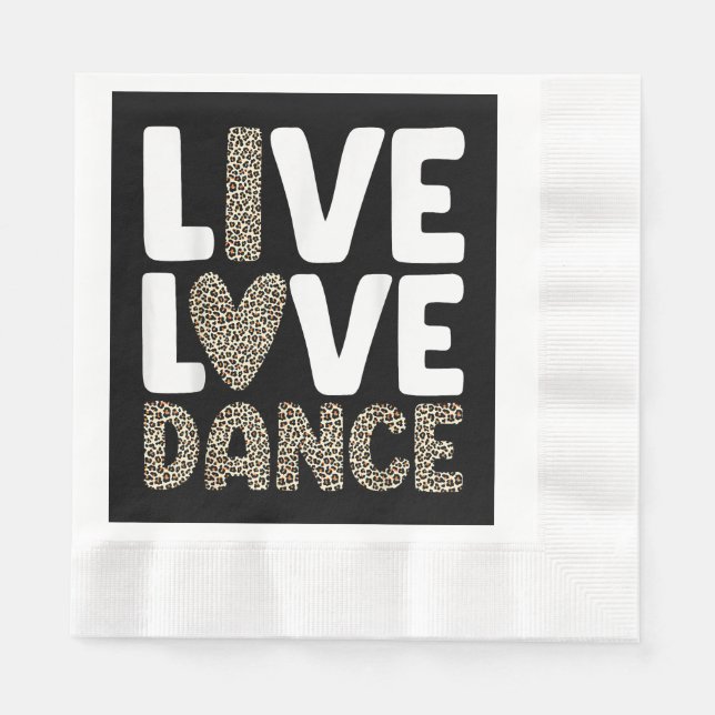 Best Dance Art of Men Girls Boys Dance Da Serviette (Vorderseite)