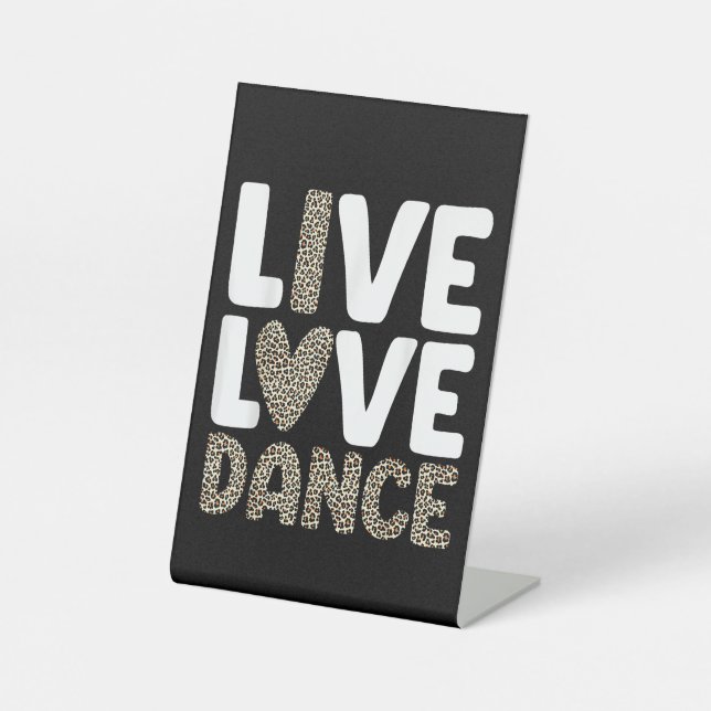 Best Dance Art of Men Girls Boys Dance Da Sockelschild (Vorderseite)