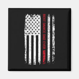 Best Dance Vater Ever American Flag Dancer Vater F Magnet