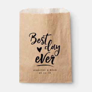 Best Day Ever Gunst Bag Geschenktütchen