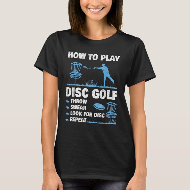 Best Disc Golf For Men Women Disc Golf Tournament  T-Shirt (Vorderseite)