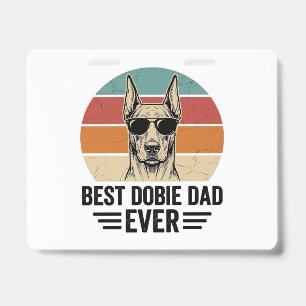 Best Dobie Dad Ever Vintage Dobermann Shirt_1 Ausweis