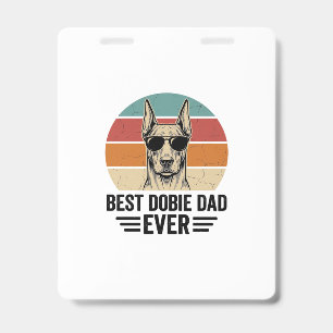 Best Dobie Dad Ever Vintage Dobermann Shirt_1 Ausweis
