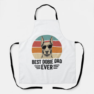 Best Dobie Dad Ever Vintage Dobermann Shirt_1 Schürze