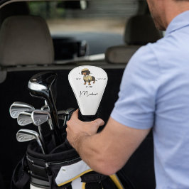 Best Dog Dad Dachshund Name Text Golf Head Cover Headcover