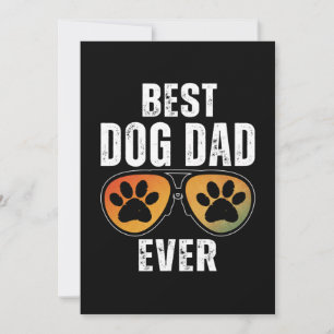 BEST DOG DAD EVER EINLADUNG