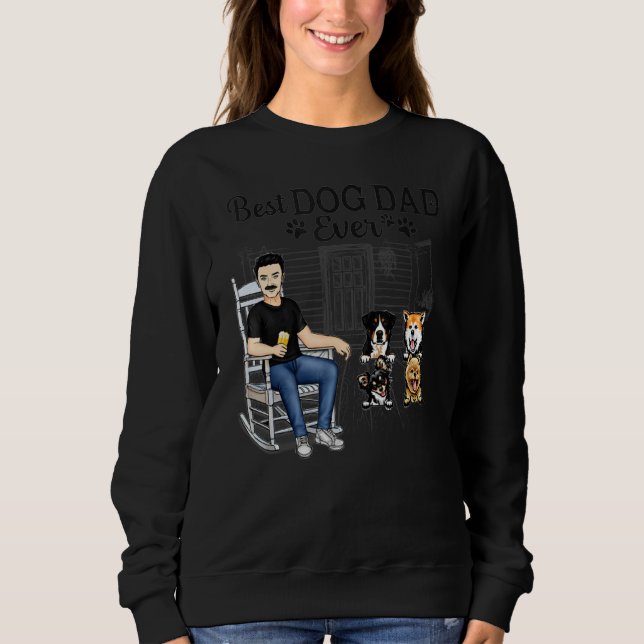 Best Dog Dad Ever Sweatshirt (Vorderseite)