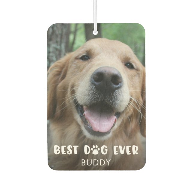 BEST DOG EVENT PW Print Foto Personalisiert Autolufterfrischer (Vorderseite)