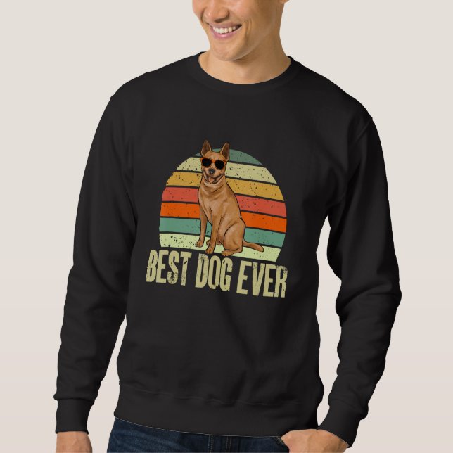 Best Dog Ever Red Heeler Australian Cattle Dog Sweatshirt (Vorderseite)