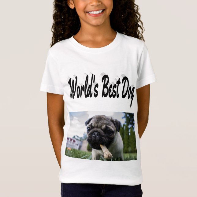 Best Dog Foto T - Shirt (Vorderseite)