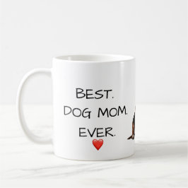 Best.Dog Mama.Ever. Foto für die Liebe Basset Kaffeetasse
