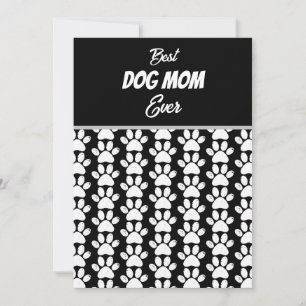 BEST DOG MAMA JE EINLADUNG
